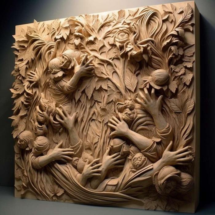 نموذج ثلاثي الأبعاد لآلة CNC 3D Art 